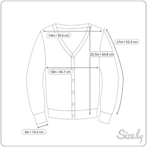 Merona Bright Blue White Diamond Pattern V Neck Ladies Medium Cardigan - Picture 4 of 8